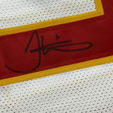 Framed Autographed/Signed Tyreek Hill 33x42 Split Red/White Jersey JSA COA