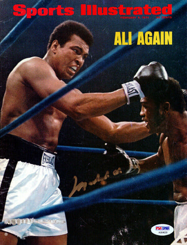 Muhammad Ali Autographed Signed Sports Illustrated Magazine PSA/DNA #AB04639