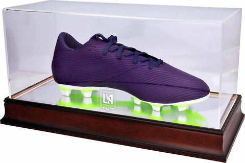 LAFC Mahogany Team Logo Soccer Cleat Display Case