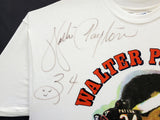 Bears Walter Payton Autographed Framed White Hall Of Fame Shirt PSA/DNA #AG04486