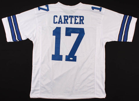 Quincy Carter Signed Dallas Cowboys Jersey (JSA COA)Cubs Minor League Outfielder