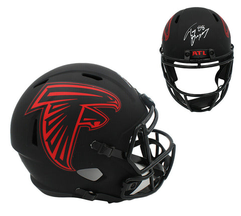 Tony Gonzalez Signed Atlanta Falcons Speed Full Size Eclipse NFL Helmet