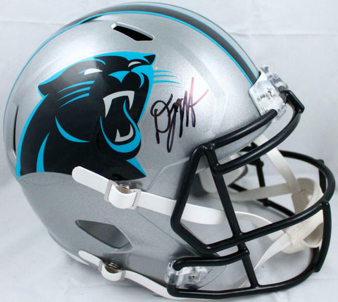 DJ Moore Autographed Carolina Panthers F/S Speed Helmet-Beckett W Hologram