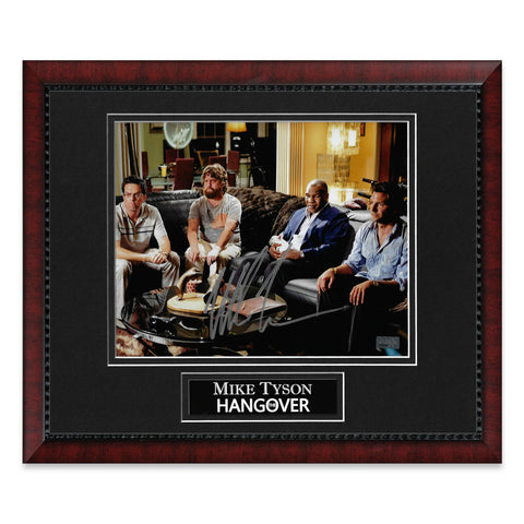 Mike Tyson Signed Autographed "The Hangover" Photo Framed to 11x14 NEP