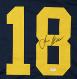 Amani Toomer Signed Michigan Wolverines Jersey (PSA COA) New York Giant Receiver
