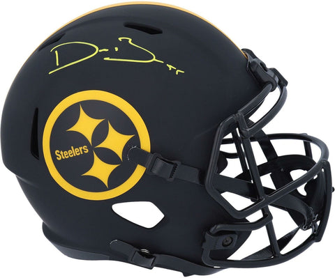 Devin Bush Pittsburgh Steelers Signed Eclipse Alternate Speed Replica Helmet