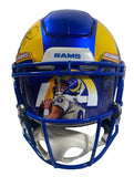 MATTHEW STAFFORD Autographed Rams Custom Visor Speed Flex Helmet FANATICS