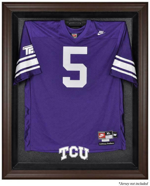 TCU Horned Frogs Brown Framed Logo Jersey Display Case - Fanatics Authentic
