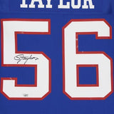 FRMD Lawrence Taylor Giants Signed Mitchell & Ness Blue 1986 Authentic Jersey