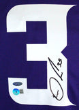 Dalvin Cook Autographed Purple Minnesota Vikings NFL Nike Game Jersey-BAW Holo