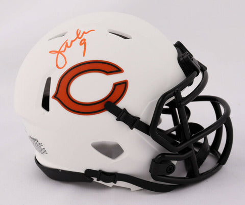 Jim McMahon Signed Chicago Bears Lunar Eclipse Speed Mini Helmet (JSA COA) Q.B.