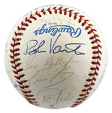 1990 White Sox (27) Ventura, Torborg, Guillen +24 Signed Baseball BAS #AB92934