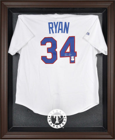 Rangers Brown Framed Logo Jersey Display Case-Fanatics Authentic