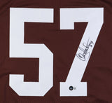 Clay Matthews Jr. Signed Cleveland Browns Jersey (Beckett) 4xPro Bowl Linebacker