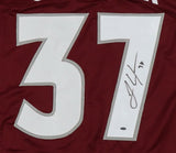 J T Compher Signed Avalanche Jersey (OKAuthentics) 2021-22 Stanley Cup Champion