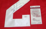 CRIS CARTER OHIO STATE BUCKEYES SIGNED AUTOGRAPHED #2 RED JERSEY JSA