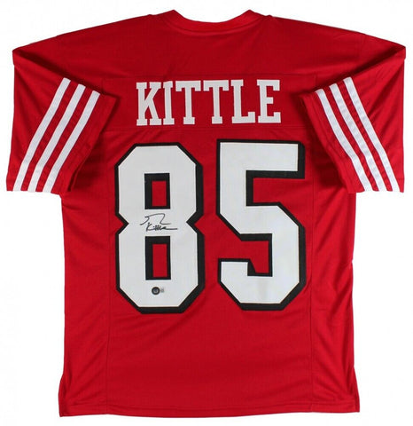 George Kittle Signed 49ers Jersey (Beckett) San Francisco 3xPro Bowl Tight End