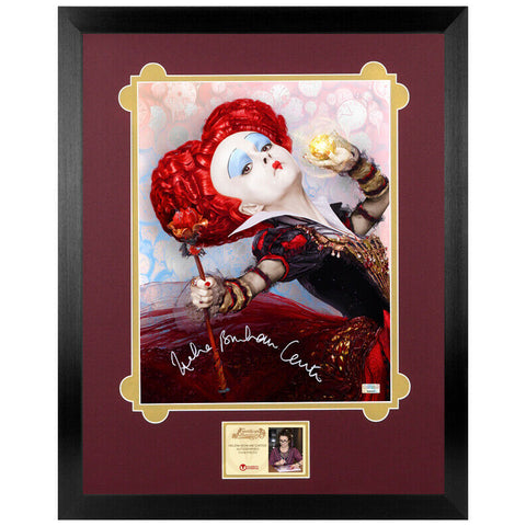 Helena Bonham Carter Autographed Alice Wonderland Red Queen 11x14 Framed Photo