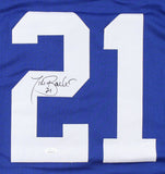 Tiki Barber Signed New York Giants Jersey (JSA COA) 3xPro Bowl R.B. 2004-2006