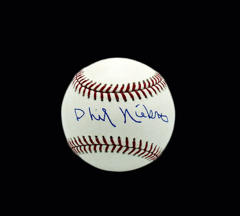 Phil Niekro Signed Atlanta Braves Rawlings Official Major League White Baseball