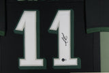 A.J. BROWN (Eagles black TOWER) Signed Autographed Framed Jersey Beckett