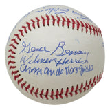 Negro League Legends Multi Signed Baseball 7 Signatures BAS AA13299