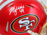 Kyle Juszczyk Autographed San Francisco 49ers Flash Mini Helmet- Beckett W Holo