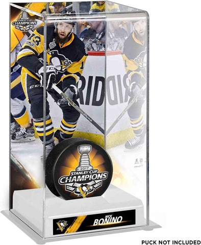 Bonino Penguins 2017 Stanley Cup Champs Tall Hockey Puck Case