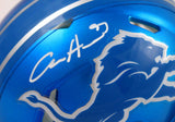 Aidan Hutchinson Signed Detroit Lions Flash Speed Mini Helmet-Beckett W Hologram