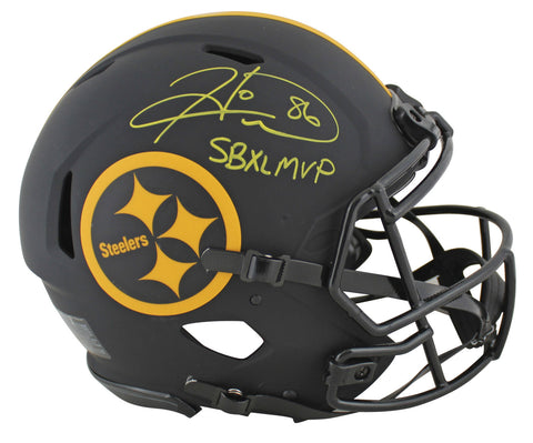 Steelers Hines Ward SB XL MVP Signed Eclipse Full Size Speed Proline Helmet BAS