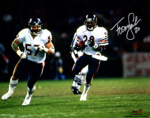 Thomas Sanders Signed Chicago Bears Running With Football 8x10 Photo - SS COA