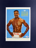 Evander Holyfield Authentic Signed Matted Magazine Page PSA/DNA #T89182