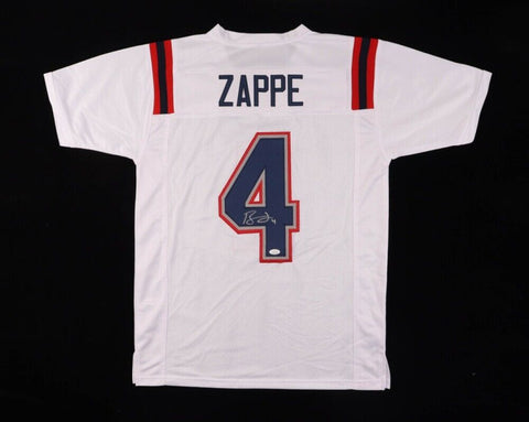 Bailey Zappe Signed New England Patriots Jersey (JSA COA) 2022 4th Round Pick QB
