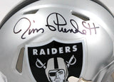 Jim Plunkett Autographed Raiders Speed Mini Helmet-Beckett W Hologram *Black