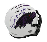Derrick Mason Signed Baltimore Ravens Speed Lunar NFL Mini Helmet