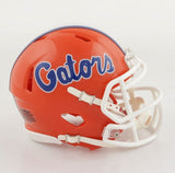 Malik Davis Signed Florida Gator Mini-Helmet Inscribed "Chomp Chomp!!" (JSA COA)