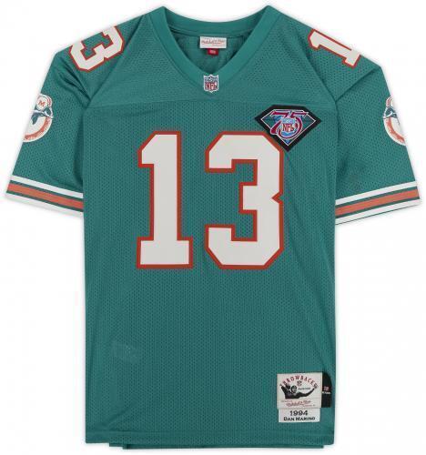Dan Marino Miami Dolphins Autographed Deluxe Framed White Mitchell & Ness  Authentic Jersey with HOF 05 Inscription