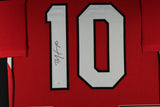 DEANDRE HOPKINS (Cardinals red TOWER) Signed Autographed Framed Jersey JSA