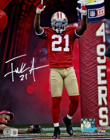 Frank Gore Autographed/Signed San Francisco 49ers 8x10 Photo Beckett 37697