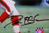 Deion Sanders Autographed 49ers 8x10 Backpedaling HM Photo - Beckett W *Black