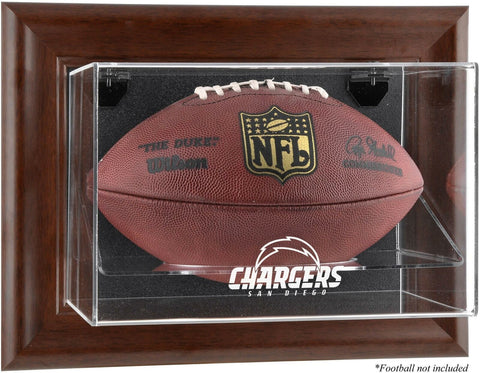 San Diego Chargers Brown Football Display Case - Fanatics