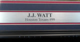 J.J. JJ WATT AUTOGRAPHED SIGNED FRAMED 16X20 PHOTO HOUSTON TEXANS JSA 155025