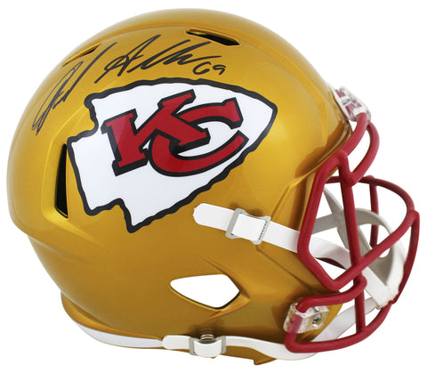 Chiefs Jared Allen Signed Flash Riddell Full Size Speed Rep Helmet BAS Witnessed
