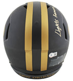 Saints Alvin Kamara "LKA" Signed Eclipse Full Size Speed Proline Helmet BAS Wit