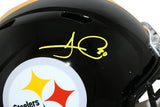James Conner Autographed Pittsburgh Steelers F/S Speed Helmet FAN 30391