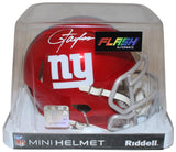 Lawrence Taylor Autographed New York Giants Flash Mini Helmet Beckett 36322