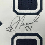Autographed/Signed JAY NOVACEK Dallas Dark Blue Football Jersey JSA COA Auto