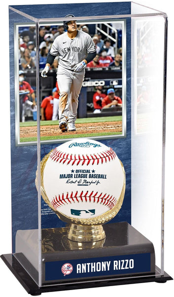 Anthony Rizzo Yankees Debut Series Gold Glove Display Case w/Image