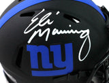 Eli Manning Signed New York Giants Eclipse Speed Mini Helmet - Fanatics Auth