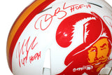 Warren Sapp Brooks & Lynch Signed Buccaneers Authentic 1976 Helmet BAS 34902